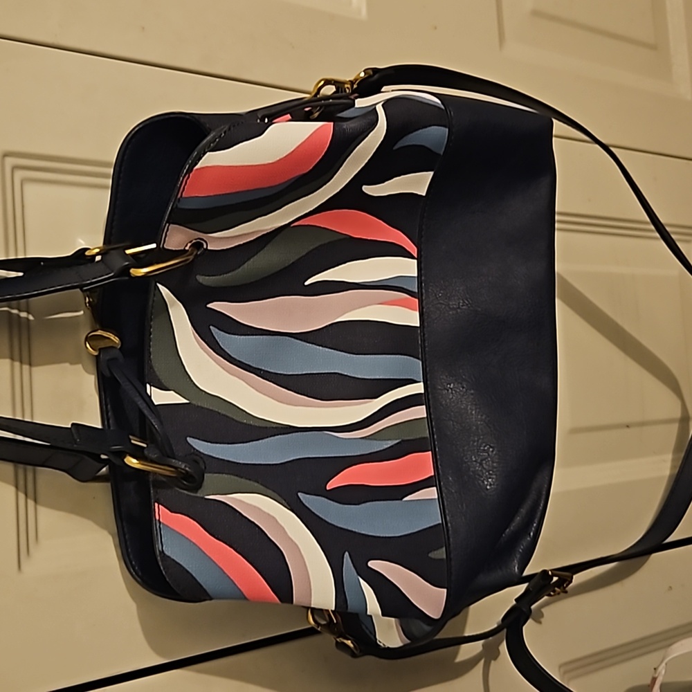Navy Blue Fossil Bag
